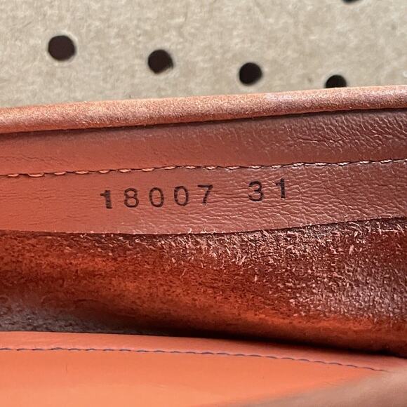Santoni Loafers Mens Size 13 Brown Goodyear Suede Leather Grain NFC Shoes Italy